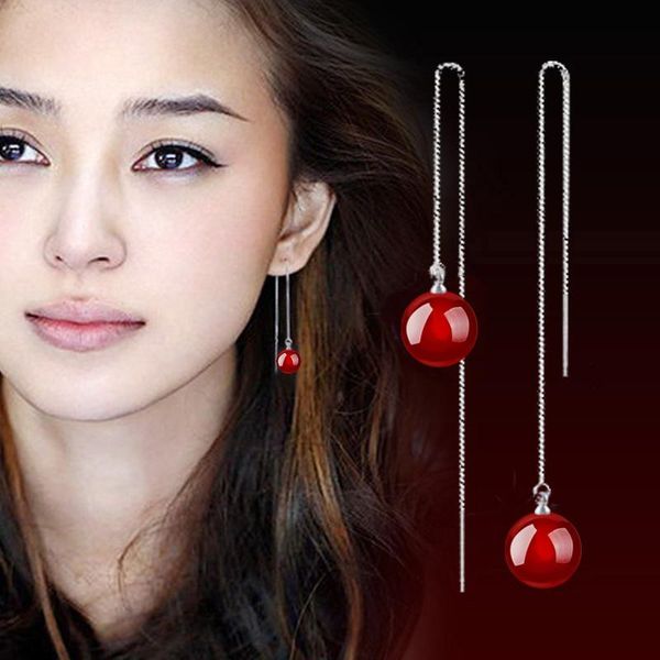 fashion 925 sterling silver earrings jewelry tassel long earrings natural silver ear line, Golden;silver
fashion 925 sterling silver earrings jewelry tassel long earrings natural silver ear line, Golden;silver