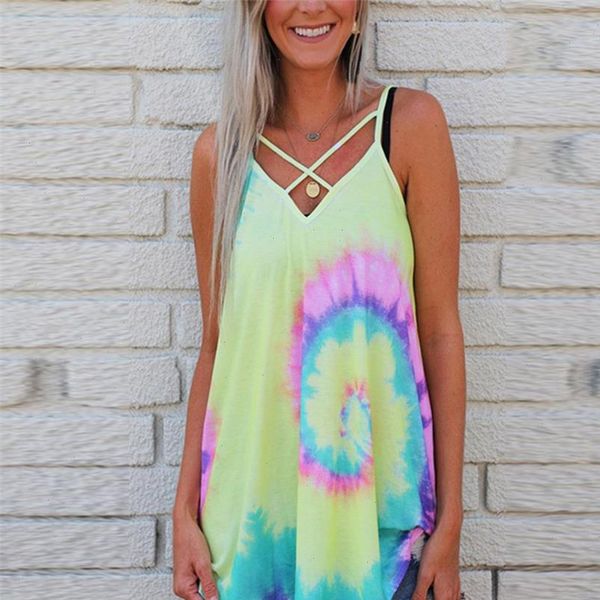tie dye tank hollow out tee shirts women v neck casual sleeveless tees female tie dye vest beach top, White
tie dye tank hollow out tee shirts women v neck casual sleeveless tees female tie dye vest beach top, White