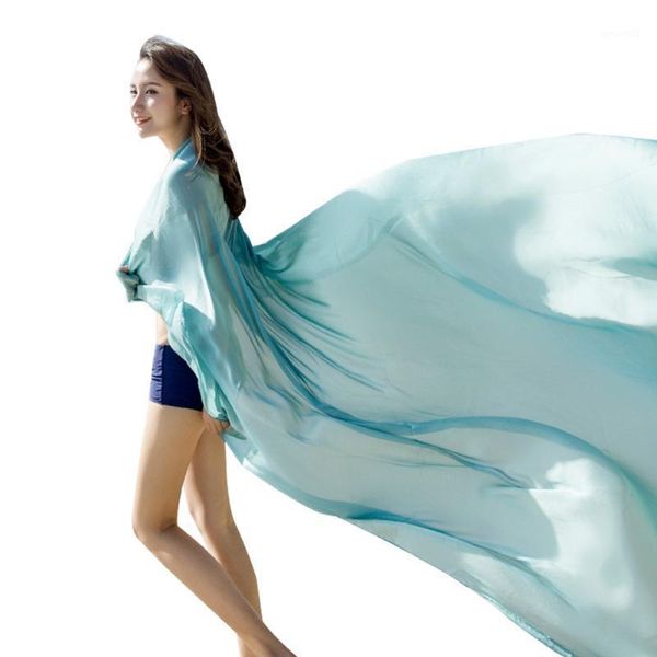 women's swimwear 2021 fashion women scarves ladies artificial silk long scarf thin shawl cycling sun beach towel bikini cover ups1, White;black
women's swimwear 2021 fashion women scarves ladies artificial silk long scarf thin shawl cycling sun beach towel bikini cover ups1, White;black