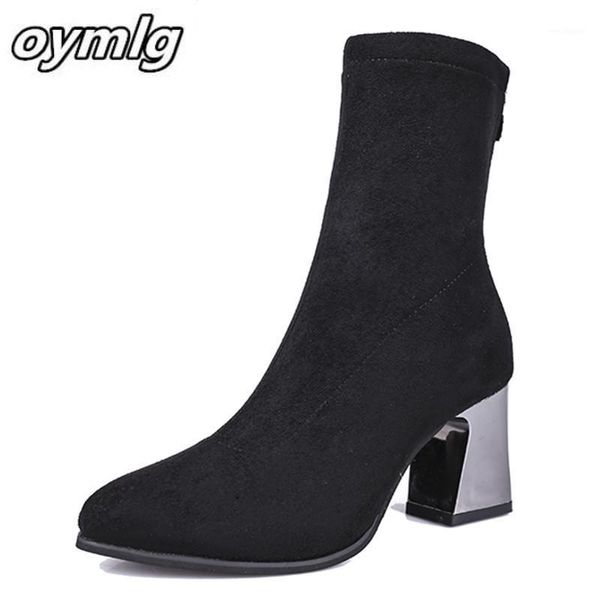 winter boots 2020 new ladies pointed thick with wild flock boots women fashion comfortable plus cotton warm zip mujer1, Black
winter boots 2020 new ladies pointed thick with wild flock boots women fashion comfortable plus cotton warm zip mujer1, Black