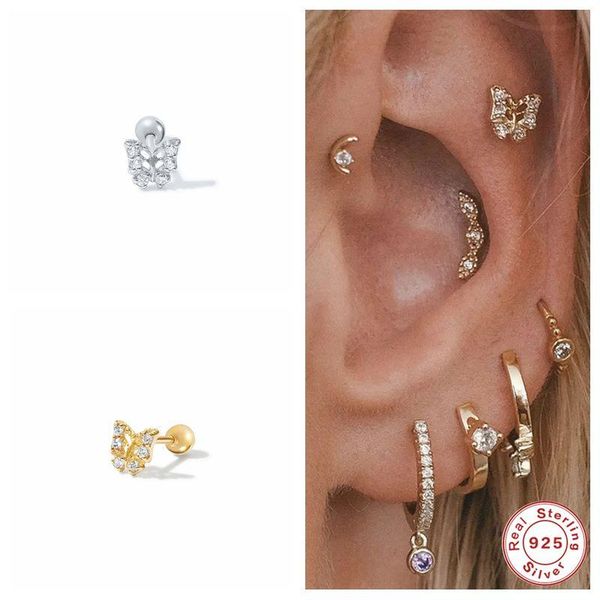 s925 sterling silver individual hollowed-up butterfly studded with diamonds piercing cartilage for women stud earrings jewelry, Golden;silver
s925 sterling silver individual hollowed-up butterfly studded with diamonds piercing cartilage for women stud earrings jewelry, Golden;silver