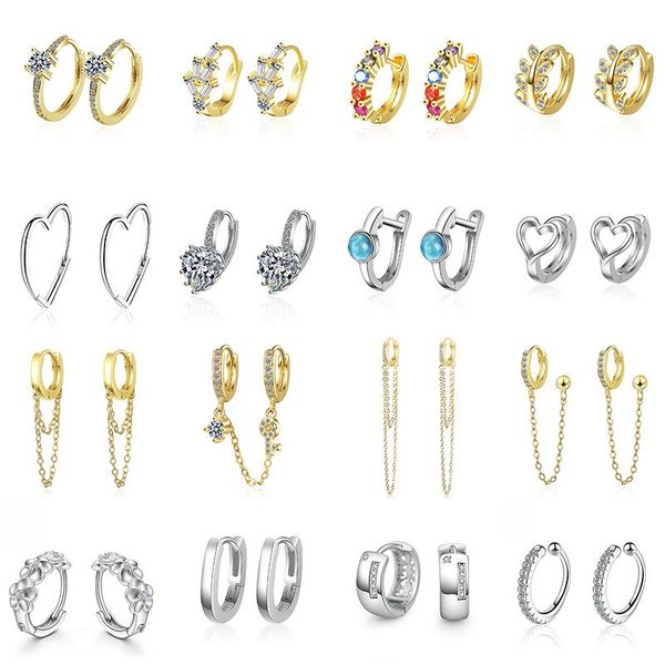 fanqieliu genuine sterling 925 silver earrings fine jewelry female gold crystal hoop earrings for women 16 styles hoops fql20145, Golden;silver
fanqieliu genuine sterling 925 silver earrings fine jewelry female gold crystal hoop earrings for women 16 styles hoops fql20145, Golden;silver