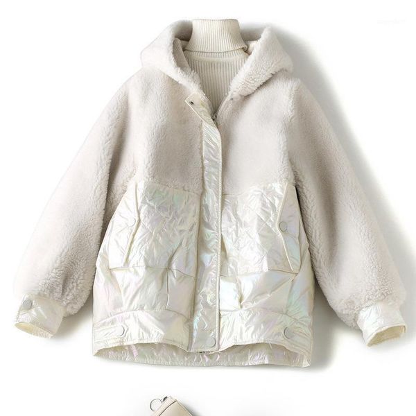 granular wool fake fur coat female short paragraph nice winter tide white duck down hooded coat female j111941, Black
granular wool fake fur coat female short paragraph nice winter tide white duck down hooded coat female j111941, Black