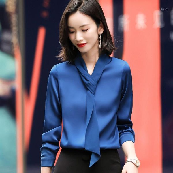 2020 apring autumn women design temperament fashion long sleeve v neck streamer chiffon blouses office ladies casual work 1, White
2020 apring autumn women design temperament fashion long sleeve v neck streamer chiffon blouses office ladies casual work 1, White