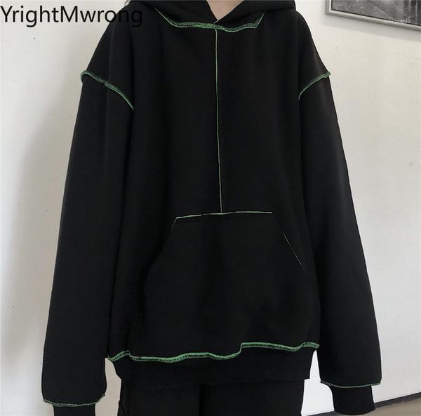 embroidery stitch sewing stripe pocket hooded sweatshirt korean woman man harajuku oversized streetwear casual hoodies pullover1, Black
embroidery stitch sewing stripe pocket hooded sweatshirt korean woman man harajuku oversized streetwear casual hoodies pullover1, Black