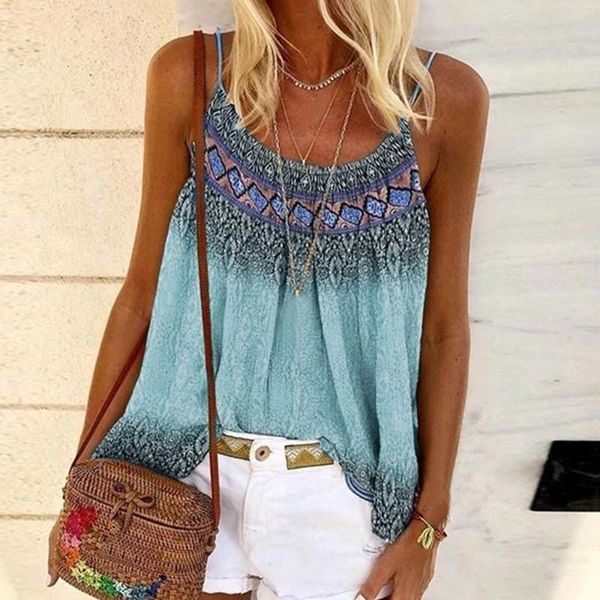littlerossa 2021 summer print blouses shirt women summer sleeveless boho blouse plus size o neck beach straps blusas, White
littlerossa 2021 summer print blouses shirt women summer sleeveless boho blouse plus size o neck beach straps blusas, White