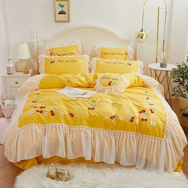 bedding sets korean red cheery pink set king size luxury duvet cover bed sheet ins princess girl's lace cottoncomforter sets1
bedding sets korean red cheery pink set king size luxury duvet cover bed sheet ins princess girl's lace cottoncomforter sets1