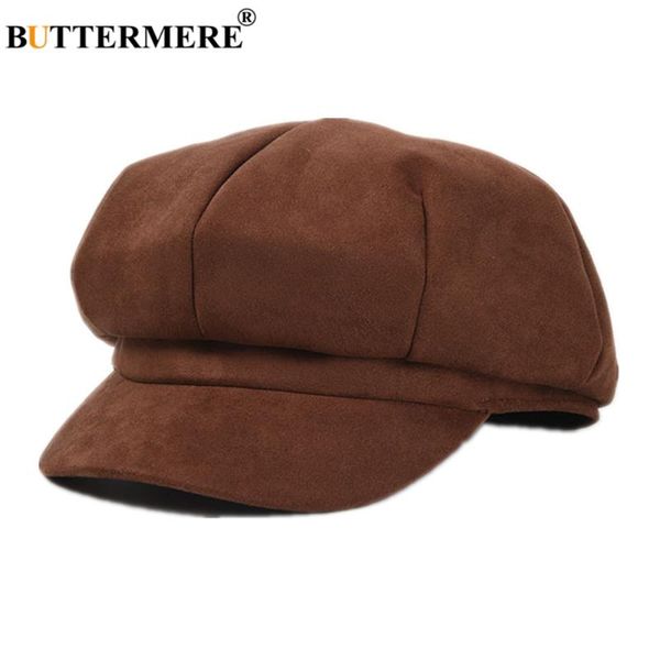 BUTTERMERE Suede Hats for Women Octagonal Cap Caramel Khaki Black Solid Newsboy Hat Autumn Winter Vintage Female Beret, Blue;gray
BUTTERMERE Suede Hats for Women Octagonal Cap Caramel Khaki Black Solid Newsboy Hat Autumn Winter Vintage Female Beret, Blue;gray