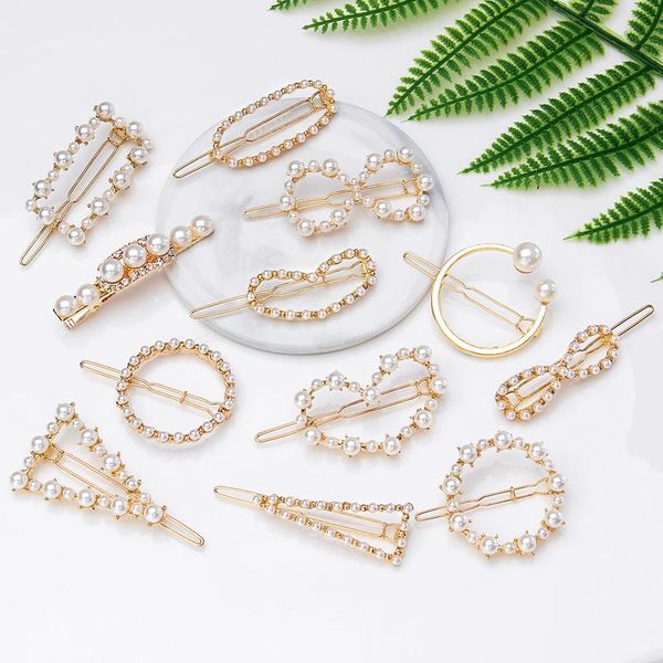 hair clips & barrettes hesiod women fashion geometric round triangle imitiation pearl hairpins accessories girls pins, Golden;silver
hair clips & barrettes hesiod women fashion geometric round triangle imitiation pearl hairpins accessories girls pins, Golden;silver