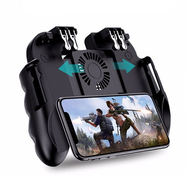 h9 six finger pubg game controller gamepad trigger shooting fire cooling fan gamepad joystick for ios android mobile phone
h9 six finger pubg game controller gamepad trigger shooting fire cooling fan gamepad joystick for ios android mobile phone
