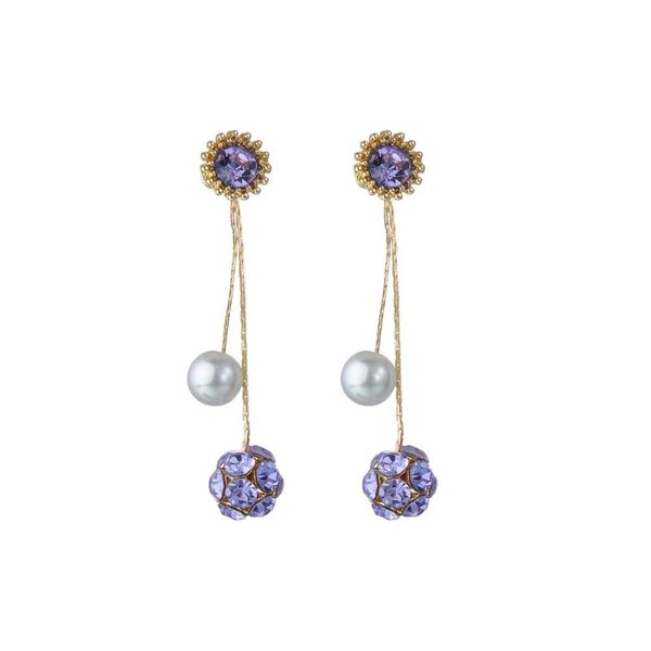 uam 2021 trendy new purple geometric long tassel rhinestone simulated pearl drop earrings for women classic fashion jewelry gift, Silver
uam 2021 trendy new purple geometric long tassel rhinestone simulated pearl drop earrings for women classic fashion jewelry gift, Silver