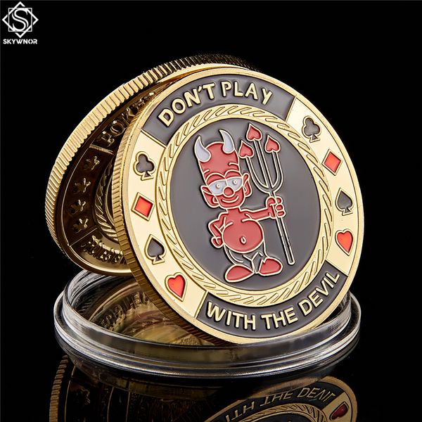 poker chip craft token "don't play with the devil" 1oz gold plated colorful metal commemorative coin collection
poker chip craft token "don't play with the devil" 1oz gold plated colorful metal commemorative coin collection