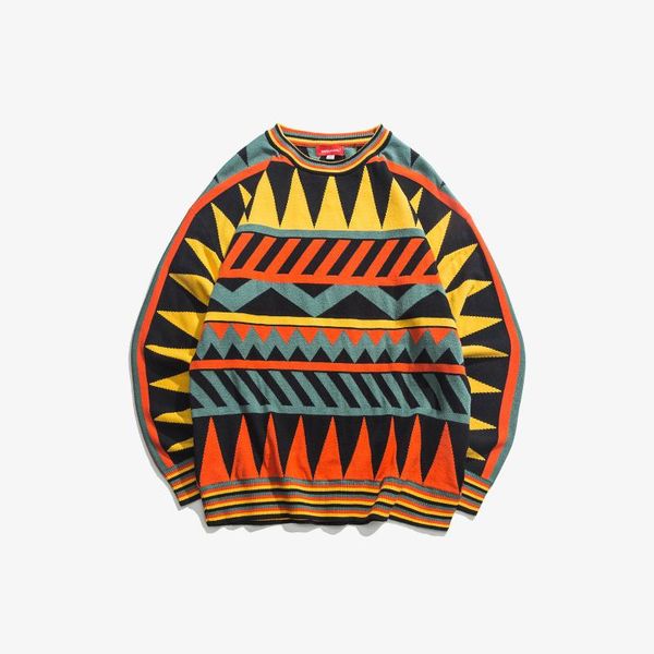 men's sweaters men clothing winter fashion loose long sleeve knitted pullovers jamaican geometric sweater streetwear hip hop couple, White;black
men's sweaters men clothing winter fashion loose long sleeve knitted pullovers jamaican geometric sweater streetwear hip hop couple, White;black