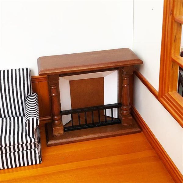 1: 12 doll house dollhouse mini furniture classic living room scene miniature model walnut fireplace handmade design crsm
1: 12 doll house dollhouse mini furniture classic living room scene miniature model walnut fireplace handmade design crsm