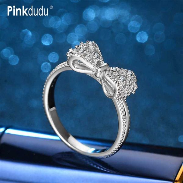cluster rings pinkdudu white sparkling zirconia crystal finger bowknot design bijoux fashion for women wedding pd032, Golden;silver
cluster rings pinkdudu white sparkling zirconia crystal finger bowknot design bijoux fashion for women wedding pd032, Golden;silver