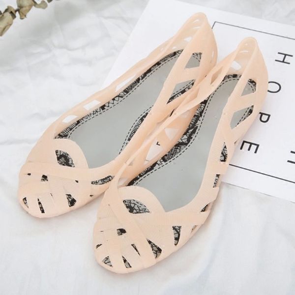 new women's casual cut out flat jelly sandals summer fashion comfortable shoes non-slip slip on shoe female hollow out footwear #wb3q, Black
new women's casual cut out flat jelly sandals summer fashion comfortable shoes non-slip slip on shoe female hollow out footwear #wb3q, Black