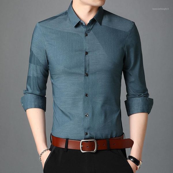 men's casual shirts long sleeve shirt men's 2021 spring and autumn thin business leisure fashion for middle young people1, White;black
men's casual shirts long sleeve shirt men's 2021 spring and autumn thin business leisure fashion for middle young people1, White;black