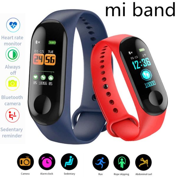 watch m3 pk m4 m5, smart sports wristband, heart rate blood prsure control, ip65 and bluetooth, 2020
watch m3 pk m4 m5, smart sports wristband, heart rate blood prsure control, ip65 and bluetooth, 2020