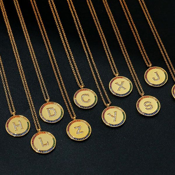 chains s925 sterling silver necklace rainbow style fashion fancy cz crystals letter pendant charm adjusted size gold chain for women
chains s925 sterling silver necklace rainbow style fashion fancy cz crystals letter pendant charm adjusted size gold chain for women