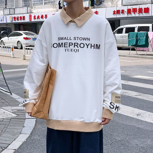 2021 male spring and new winter two lapel pieces contrast colour m-5xl sweatshirt clothing nisr, Black
2021 male spring and new winter two lapel pieces contrast colour m-5xl sweatshirt clothing nisr, Black