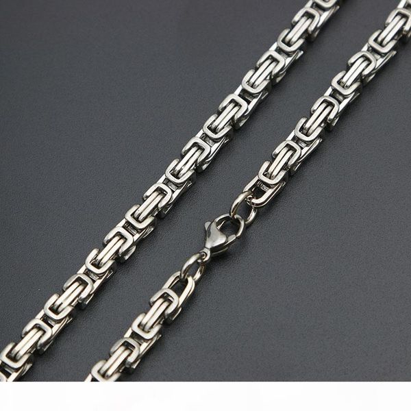 mens chain double film 4mm 5mm silver tone 316 stainless steel byzantine box link necklace chain
mens chain double film 4mm 5mm silver tone 316 stainless steel byzantine box link necklace chain