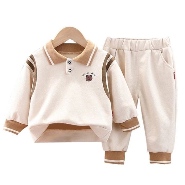 boy clothing sets spring children + pants sports kids clothes boys tracksuit for 220212, White
boy clothing sets spring children + pants sports kids clothes boys tracksuit for 220212, White