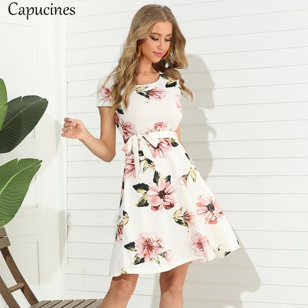 capucines vintage women's printed a line summer dress casual sashes short sleeve o-neck elegant mini party dresses female1, Black;gray
capucines vintage women's printed a line summer dress casual sashes short sleeve o-neck elegant mini party dresses female1, Black;gray