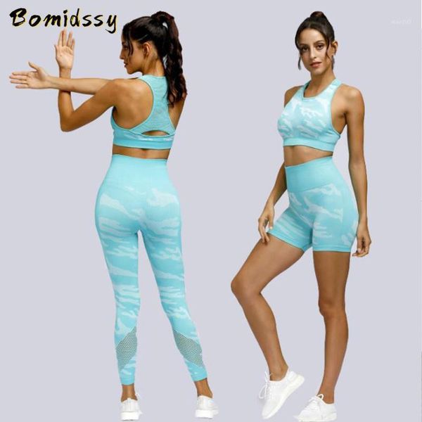 yoga outfits women's camouflage wear sports bra high waist fitness shorts leggings gym workout clothes seamless tight pants set1, White;red 
yoga outfits women's camouflage wear sports bra high waist fitness shorts leggings gym workout clothes seamless tight pants set1, White;red