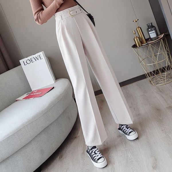 chic ol style white women pants casual sashes wide leg pant high waist elegant work trousers female femme, Black;white
chic ol style white women pants casual sashes wide leg pant high waist elegant work trousers female femme, Black;white