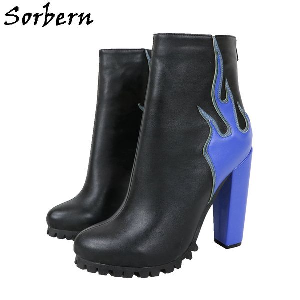sorbern comfortable blue flames boots women block high heel rubber sole ladies black booties shoes for women 2020 custom color
sorbern comfortable blue flames boots women block high heel rubber sole ladies black booties shoes for women 2020 custom color