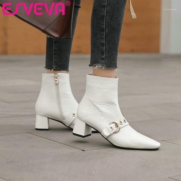 boots esveva 2021 zipper fashion pu leather ankle autumn winter ladies pointed toe high heel women shoes size 34-431, Black
boots esveva 2021 zipper fashion pu leather ankle autumn winter ladies pointed toe high heel women shoes size 34-431, Black
