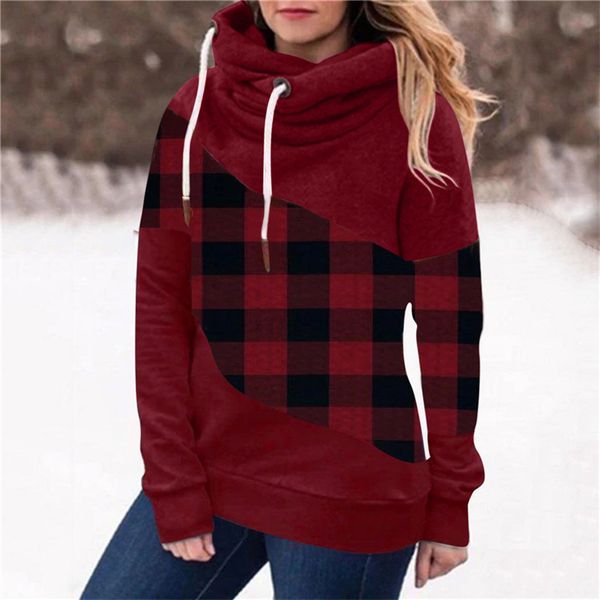 women designer clothes long sleeves plaid hooded sweatershirt pullover hoodie fashion patchwork casual sports sweater 4 colors e111604, White
women designer clothes long sleeves plaid hooded sweatershirt pullover hoodie fashion patchwork casual sports sweater 4 colors e111604, White