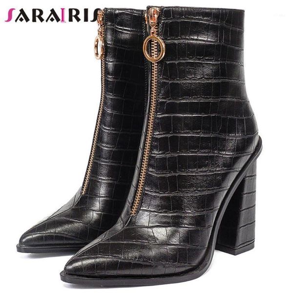 boots sarairis big size 35-43 female 2021 office concise ankle women pointed toe chunky high heels zip shoes woman1, Black
boots sarairis big size 35-43 female 2021 office concise ankle women pointed toe chunky high heels zip shoes woman1, Black