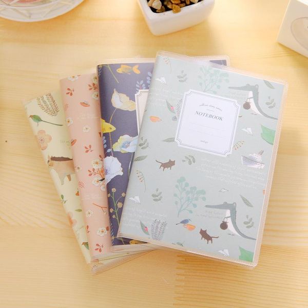 1 Pc Creative Hardcover Notepad Kawaii Stationery Diary Notebook And Pen Office School Supplies