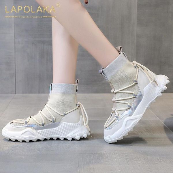 lapolaka 2020 strange style stretch fabric shoes woman boots female lace up comfortable ins dropship boots, Black
lapolaka 2020 strange style stretch fabric shoes woman boots female lace up comfortable ins dropship boots, Black