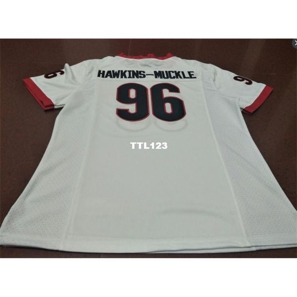 3740 #96 daquan hawkins-muckle georgia bulldogs size s-4xl red black white college jersey or custom any name or number jerse
3740 #96 daquan hawkins-muckle georgia bulldogs size s-4xl red black white college jersey or custom any name or number jerse