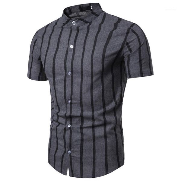 negizber brand fashion clothes men shirts slim fit striped stand collar cotton linen shirt short sleeve shirt men1, White;black
negizber brand fashion clothes men shirts slim fit striped stand collar cotton linen shirt short sleeve shirt men1, White;black