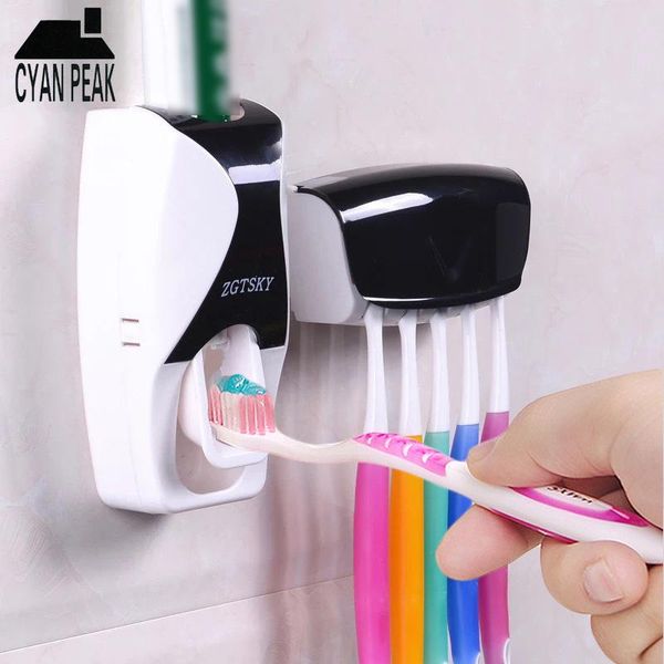 bath accessory set automatic toothpaste dispenser bathroom accessories toothbrush holder 5 pcs tools
bath accessory set automatic toothpaste dispenser bathroom accessories toothbrush holder 5 pcs tools