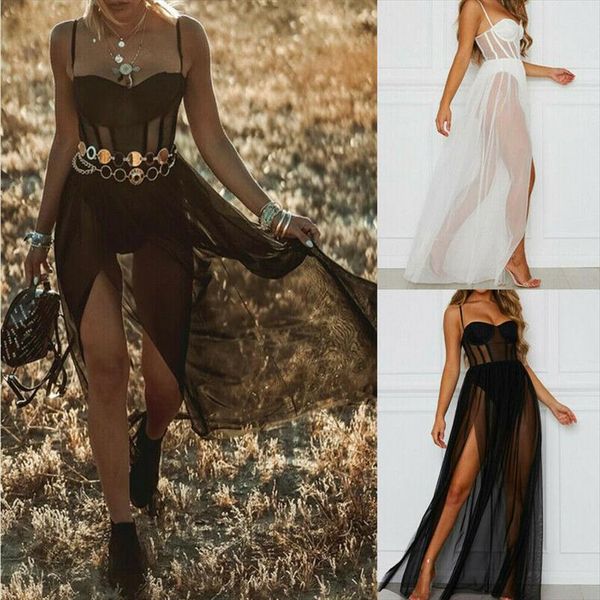 2020 new women mesh sheer sling long sleeve party club maxi dress sundress summer beach casual bikini cover up, Black;gray
2020 new women mesh sheer sling long sleeve party club maxi dress sundress summer beach casual bikini cover up, Black;gray