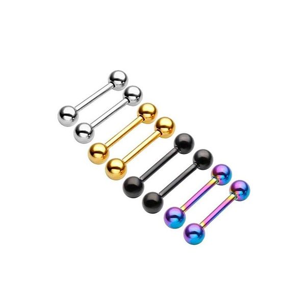 modrsa 1piece 10 colors stainless steel tongue piercing industrial barbell earrings tongue rings helix piercing body jewelry f bbyuyy, Silver
modrsa 1piece 10 colors stainless steel tongue piercing industrial barbell earrings tongue rings helix piercing body jewelry f bbyuyy, Silver