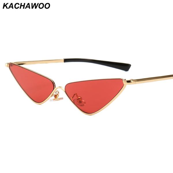 kachawoo metal cat eye sunglasses female semi-rimless red narrow small sun glasses for women retro style uv400, White;black
kachawoo metal cat eye sunglasses female semi-rimless red narrow small sun glasses for women retro style uv400, White;black