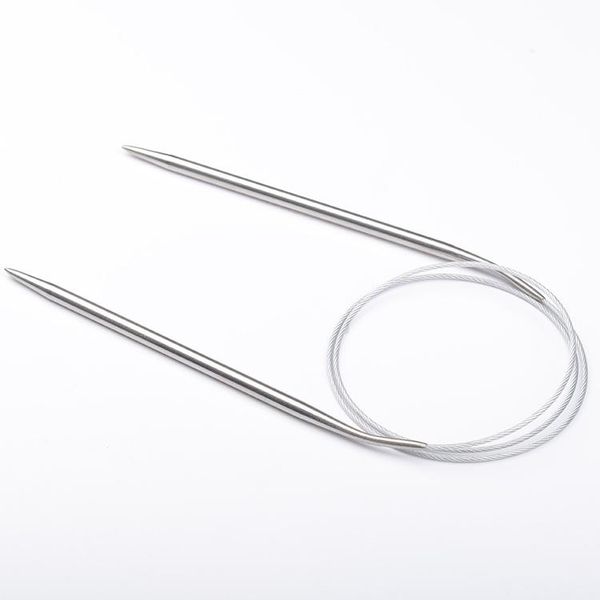43/60/80cm sweater knitting needle stainless steel ring needle weaving circular knitting needlework kits diy knitted tool, Black
43/60/80cm sweater knitting needle stainless steel ring needle weaving circular knitting needlework kits diy knitted tool, Black