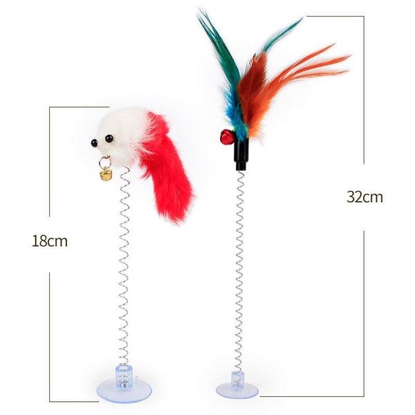 cat toys interactive toy with sucker spring feather plush mouse funny pet c66
cat toys interactive toy with sucker spring feather plush mouse funny pet c66