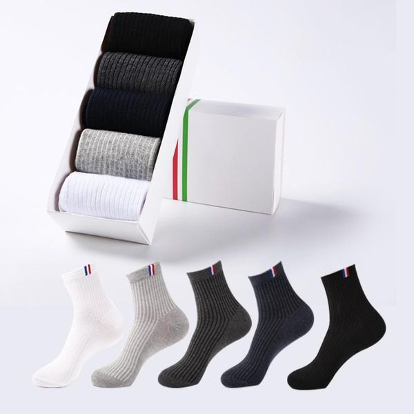 men's socks 5 pairs/lot men classic business brand breathable cotton casual, Black
men's socks 5 pairs/lot men classic business brand breathable cotton casual, Black