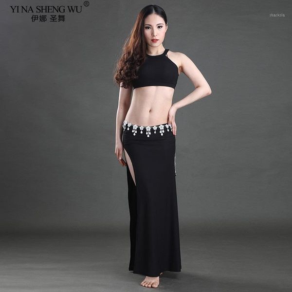 women belly dance costume practice suits long skirt summer knitted show eastern oriental dance dress performance wear1, Black;red
women belly dance costume practice suits long skirt summer knitted show eastern oriental dance dress performance wear1, Black;red