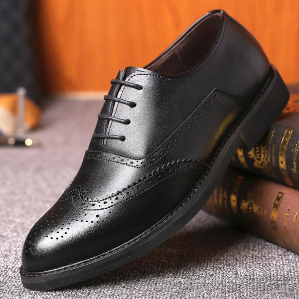 leather business men dress shoes outdoor lace up retro leather oxford shoes for men wedding party formal design fashion, Black
leather business men dress shoes outdoor lace up retro leather oxford shoes for men wedding party formal design fashion, Black