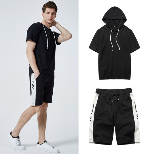 men's new summer hoodie set 2020 european sportswear joom short sleeve shorts 2pcs, Gray
men's new summer hoodie set 2020 european sportswear joom short sleeve shorts 2pcs, Gray
