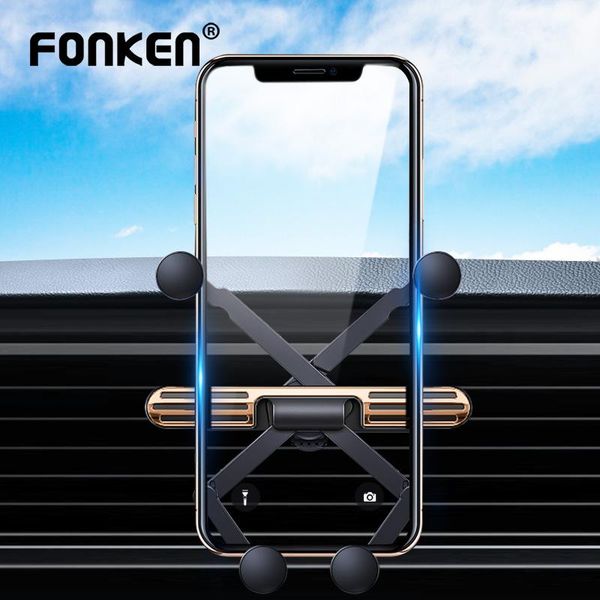 fonken gravity car holder for universal smartphone holder stand in car air vent gps stand cell hone
fonken gravity car holder for universal smartphone holder stand in car air vent gps stand cell hone