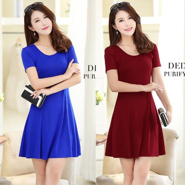 summer women short sleeve scoop neck knee-length a-line slim was thin regular simple fashion vitage 5 colours coctail dress 9836 party, Black
summer women short sleeve scoop neck knee-length a-line slim was thin regular simple fashion vitage 5 colours coctail dress 9836 party, Black
