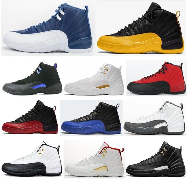 12 12s ovo university gold stone blue taxi game royal basketball shoes men the master dark grey fiba sneakers
12 12s ovo university gold stone blue taxi game royal basketball shoes men the master dark grey fiba sneakers